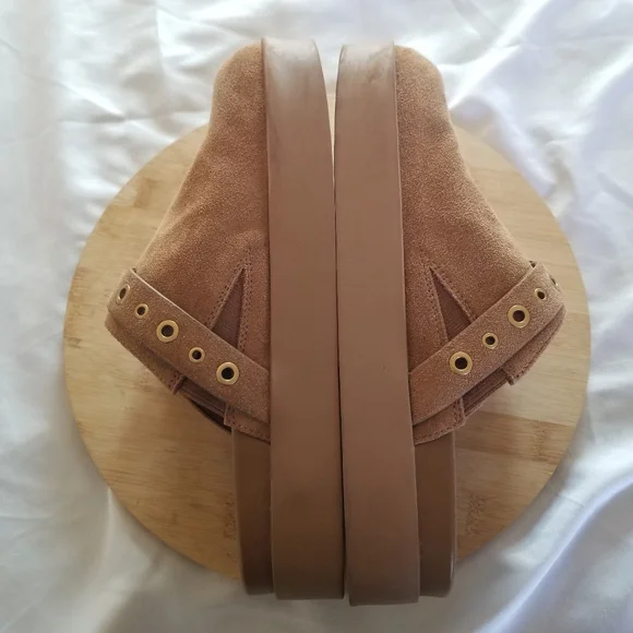 Rag & Bone | Geo Suede Buckle Platform Mules - Picture 9 of 12